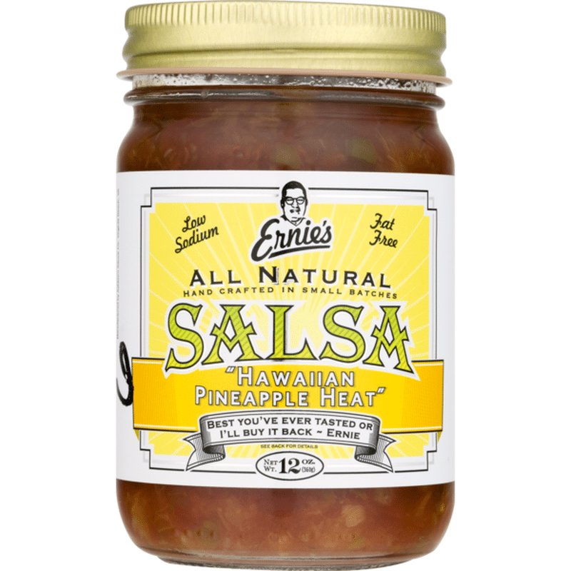 Ernie's All Natural Salsa "Hawaiian Pineapple Heat" (12 oz) Instacart