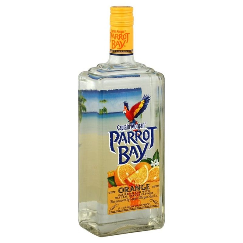 Parrot Bay Caribbean Rum, with Natural Orange Flavors (1 L) Instacart