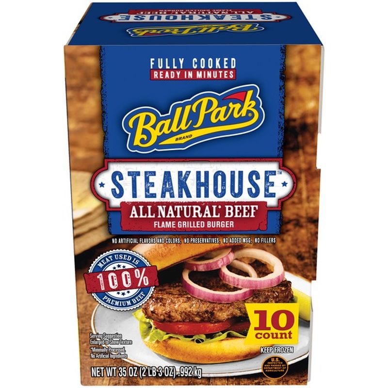 Ball Park Beef Burger (10 ct) Instacart