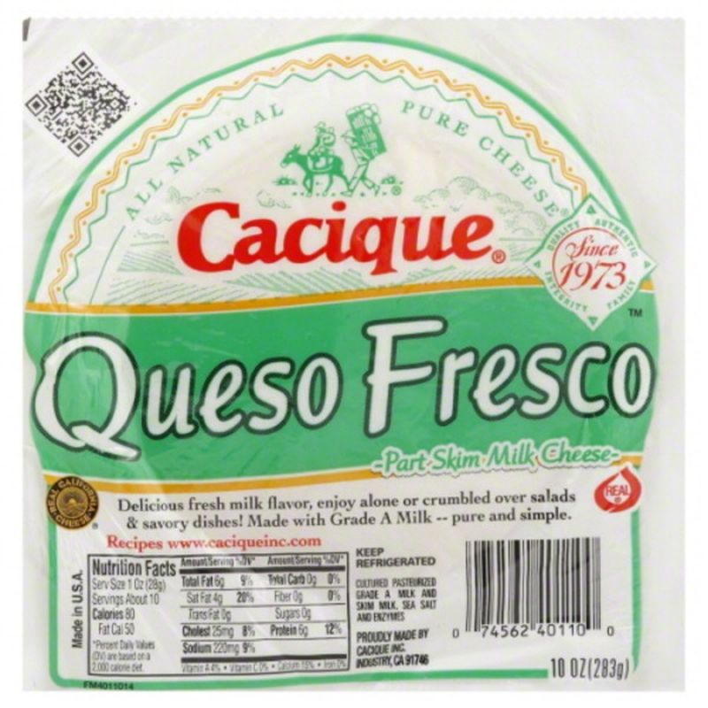 Cacique Cheese, Part Skim Milk (10 Oz) From Wegmans - Instacart