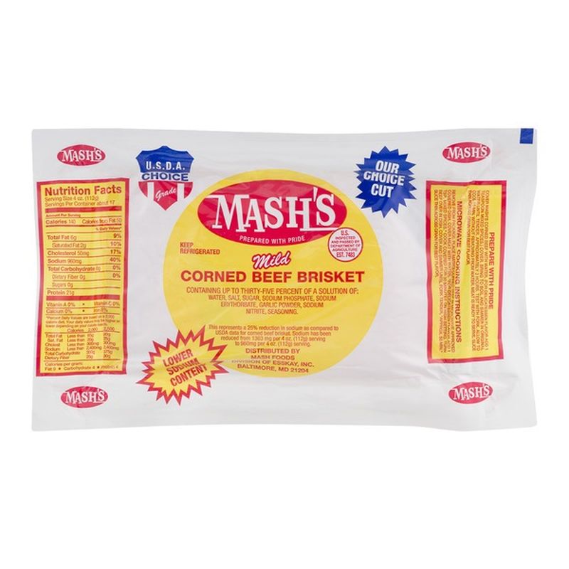 Mash Corned Beef Flat (per lb) Instacart