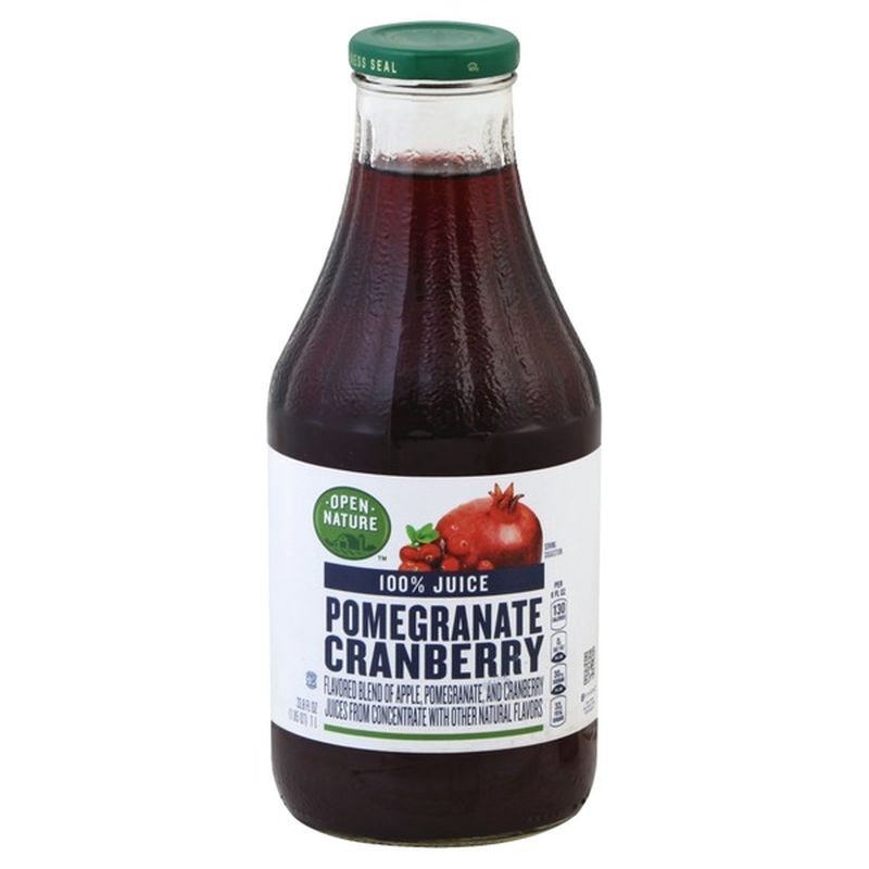 Open Nature 100% Pomegranate Cranberry Juice