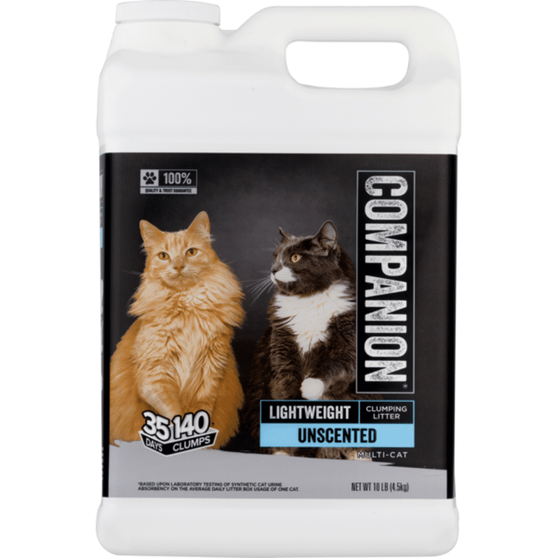 Companion Lightweight Clumping Cat Litter Unscented (10 lb) Instacart