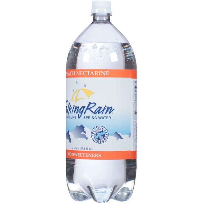 Talking Rain Peach Nectarine Sparkling Spring Water 67 6 Fl Oz From Safeway Instacart