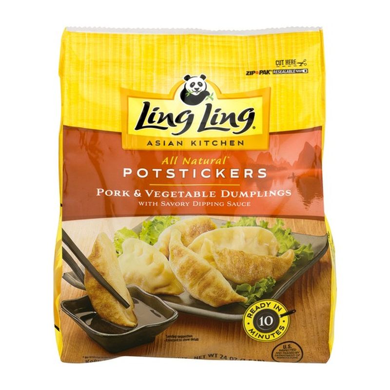 Ling Ling Potstickers Pork & Vegetable (24 oz) from Safeway Instacart