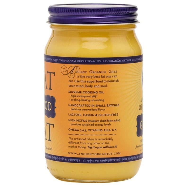 Ancient Organics Artisan Organic Ghee (8 fl oz) Instacart