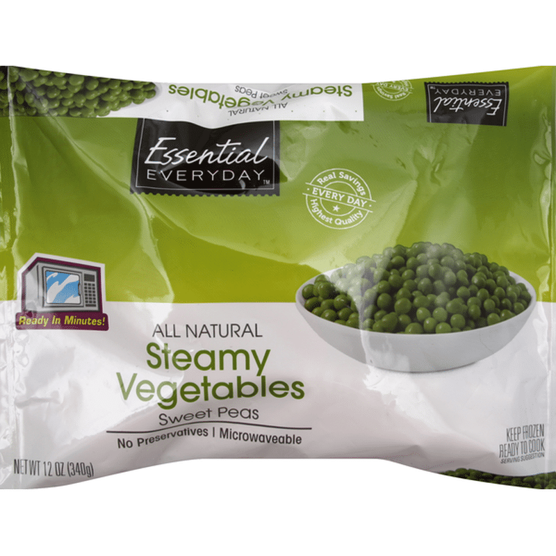 Essential Everyday Steamy Vegetables, Sweet Peas (12 oz) - Instacart