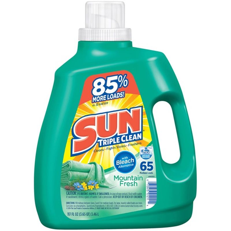 Sun Triple Clean Mountain Fresh with Bleach Alternative Laundry