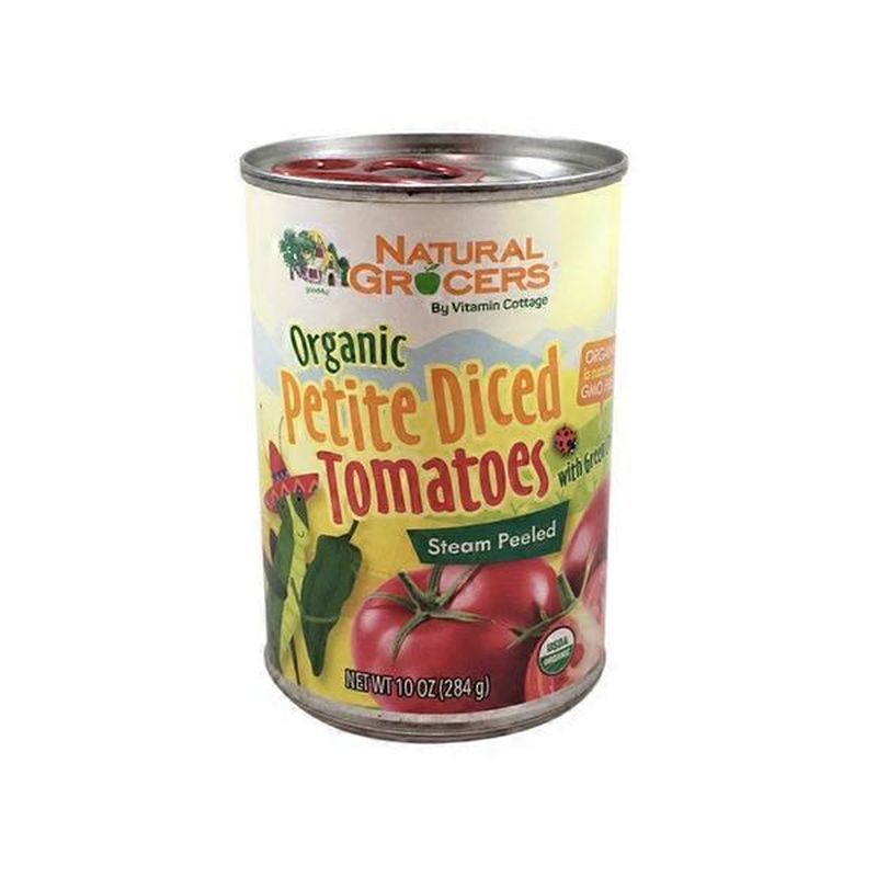 Natural Grocers By Vitamin Cottage Organic Petite Diced Tomatoes With Chilies 10 Oz Instacart