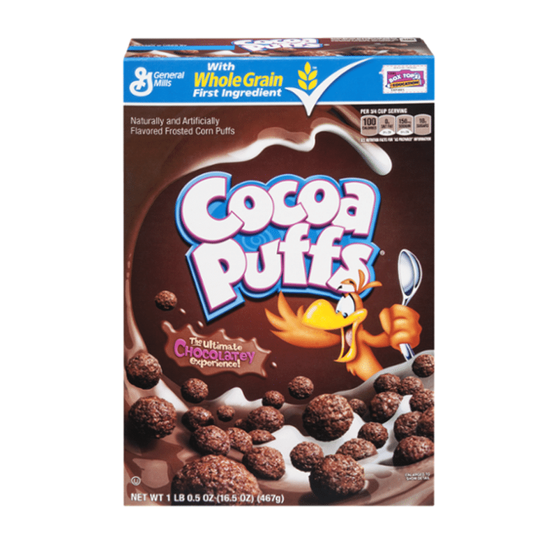 whole grain puff cereal