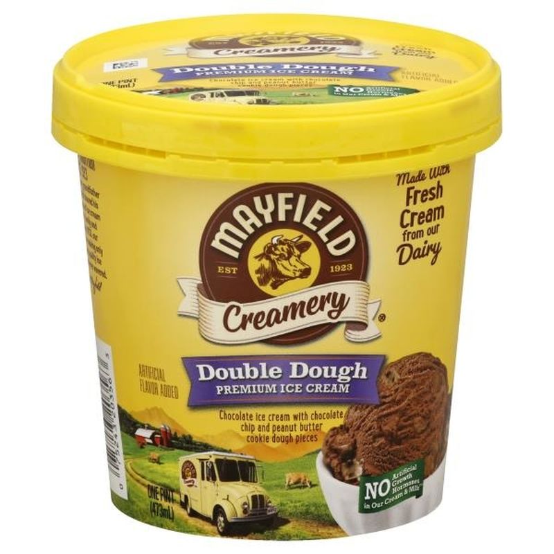 Mayfield Ice Cream, Premium, Double Dough (1 pt) Instacart