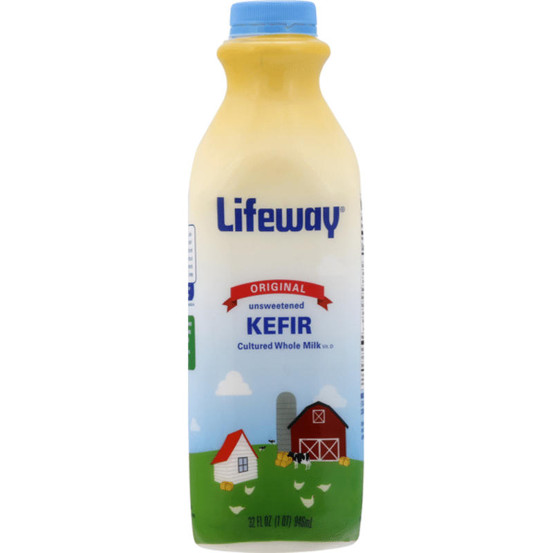 Lifeway Probiotic Original Cultured Plain Unsweetened Milk Kefir (32 Fl ...