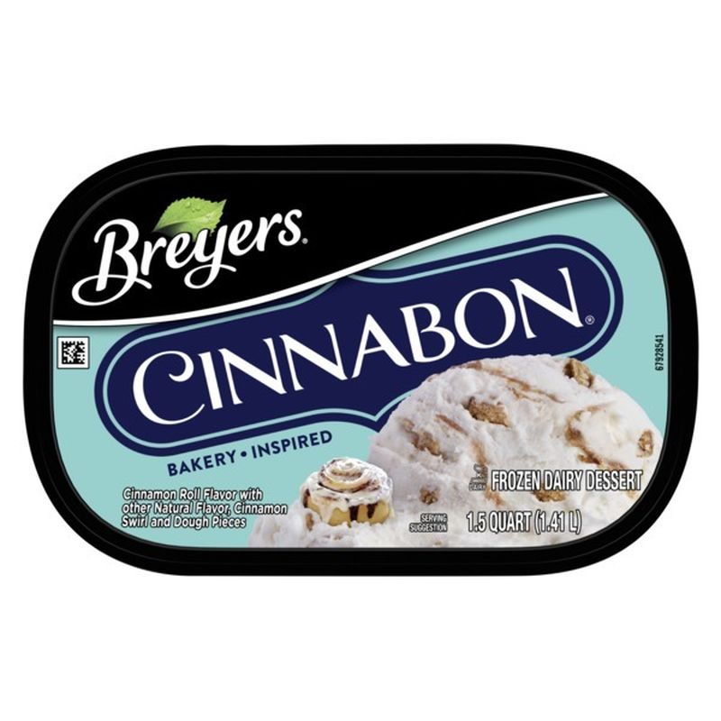 Breyers Frozen Dairy Dessert Cinnabon (48 oz) Instacart