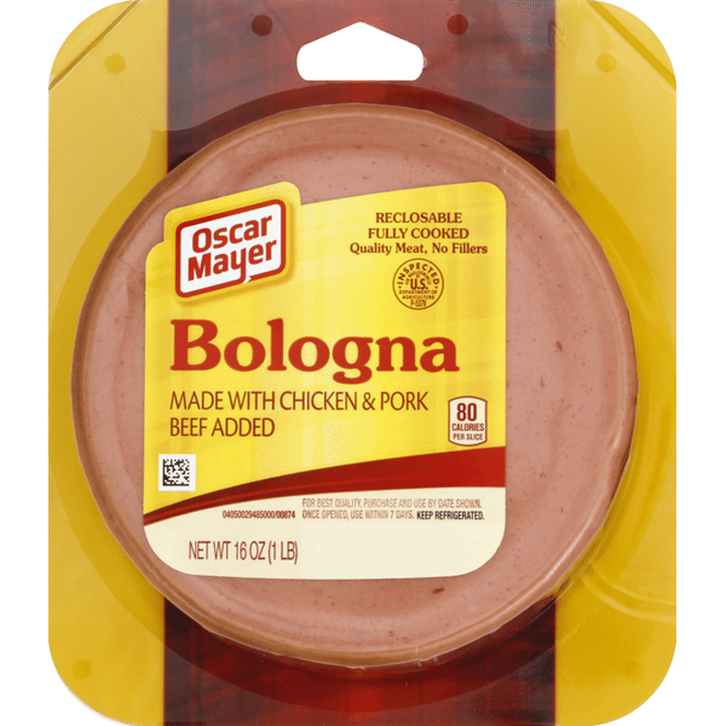 Oscar Mayer Bologna Sliced Lunch Meat (16 Oz) - Instacart