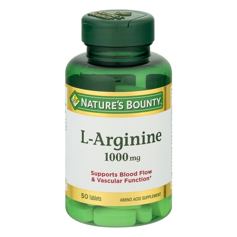 Nature's Bounty L Arginine (50 ct) - Instacart