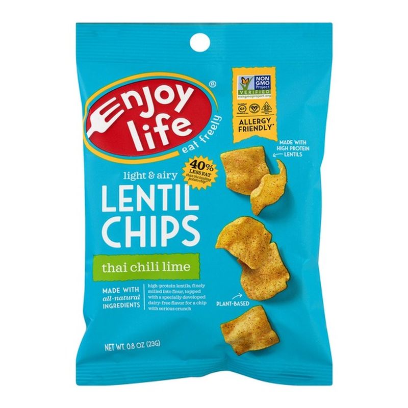 Enjoy Life Lentil Chips Thai Chili Lime (0.8 oz) - Instacart