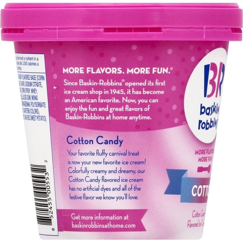 baskin robbins cotton candy ice cream price