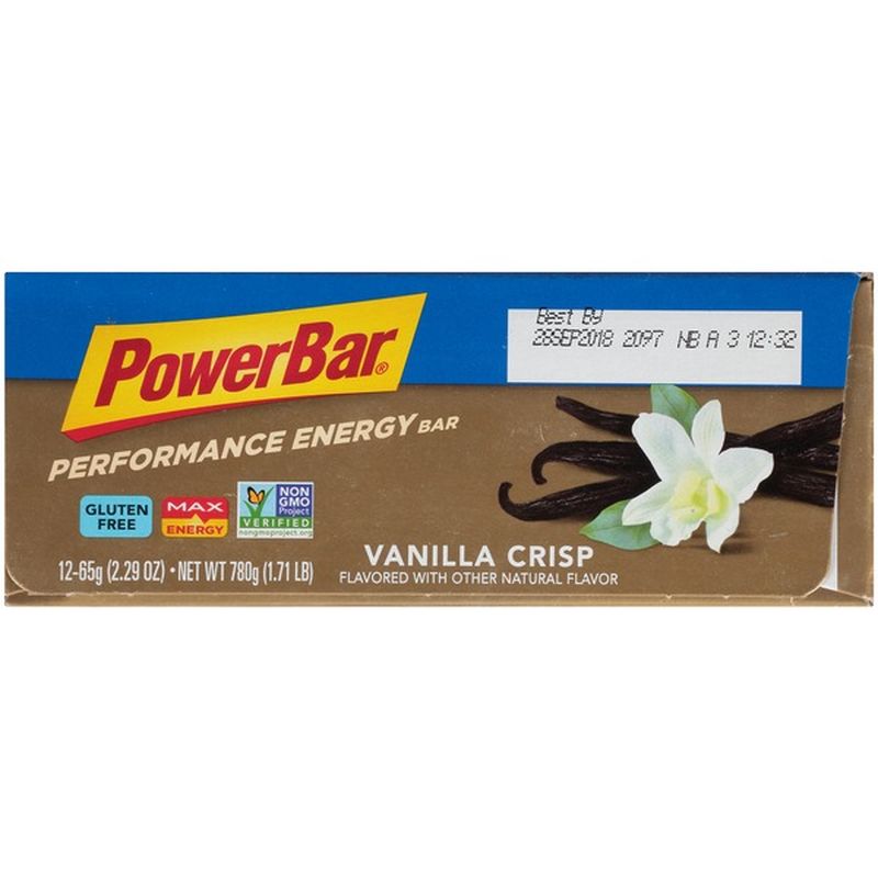PowerBar Vanilla Crisp Energy Bars (2.29 oz) Instacart