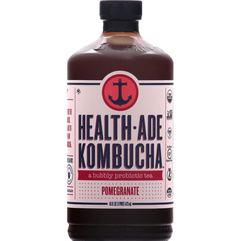Health Ade Kombucha, Pomegranate (16 oz) Instacart
