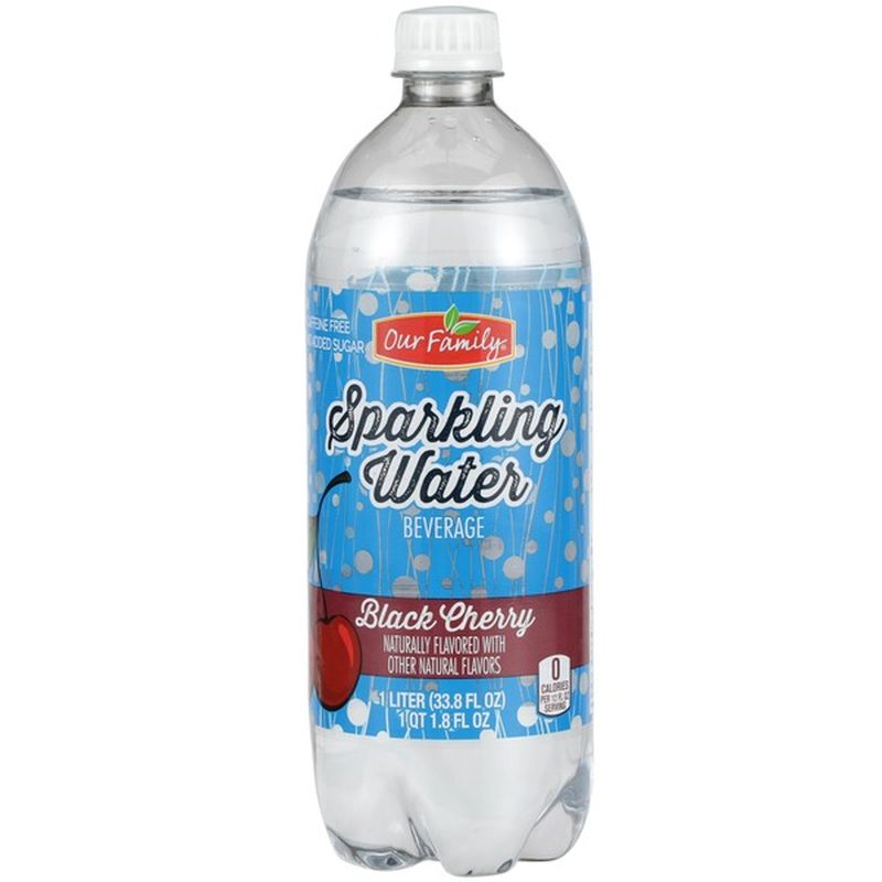 Our Family Black Cherry Flavored Sparkling Water Beverage (1 L) Instacart