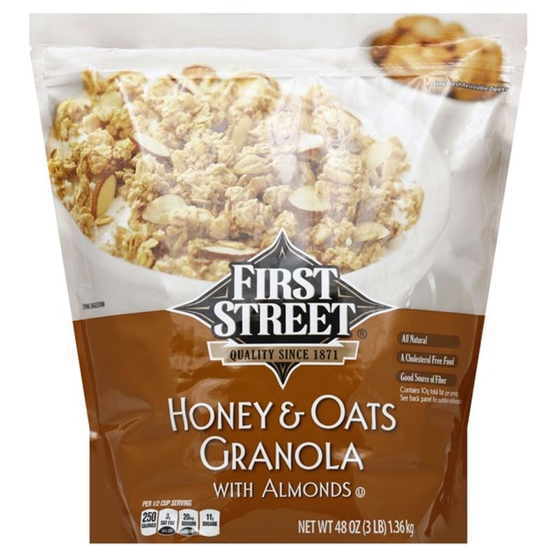 First Street Granola With Almonds (48 oz) Instacart