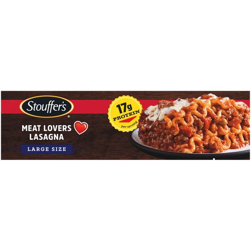 Stouffer's Large Size Meat Lovers Lasagna (18 oz) from Publix - Instacart