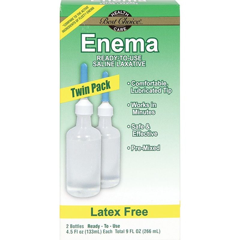 Best Choice Enema Laxative Twin Pack (9 oz) Instacart