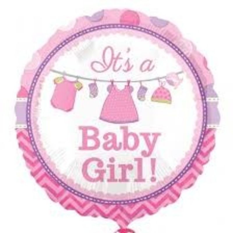 Anagram 18" Shower With Love Girl Balloon