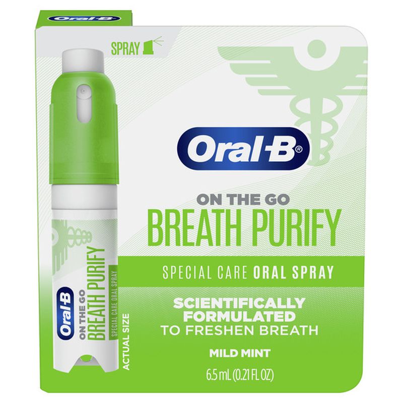 Oral-B Breath Purify Spray (0.21 Oz) - Instacart