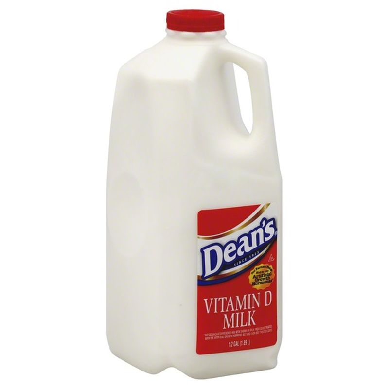 Dean's Milk, Whole, Vitamin D, Jug (0.5 gal) Instacart