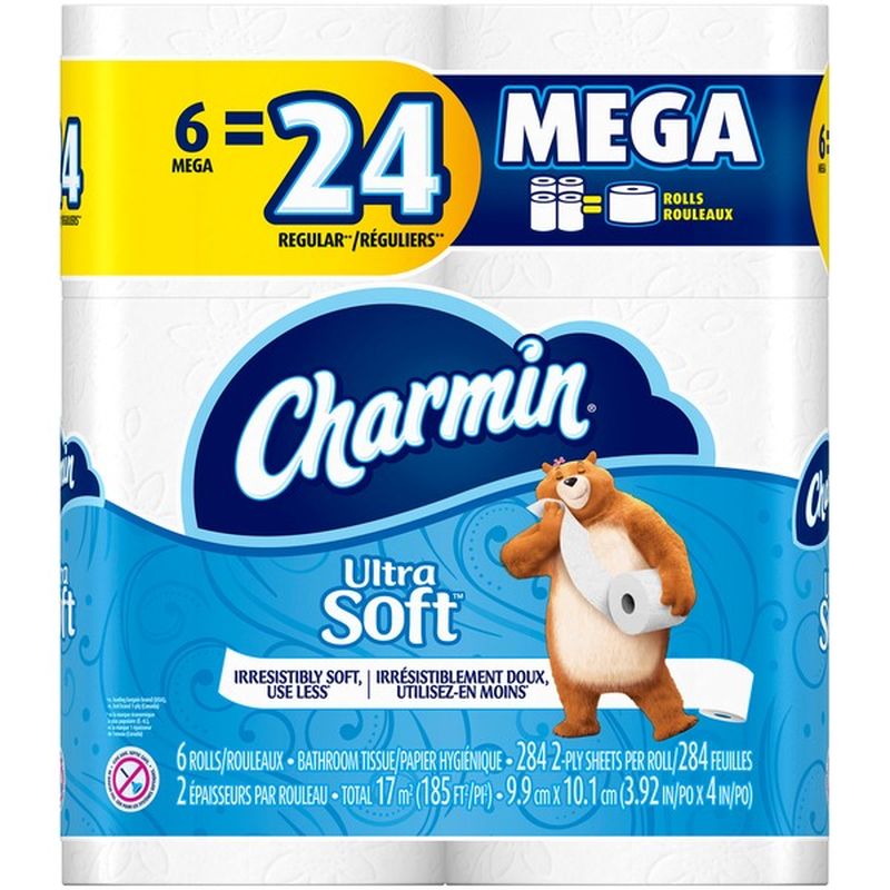 Charmin Toilet Paper (6 ct) from Fred Meyer Instacart