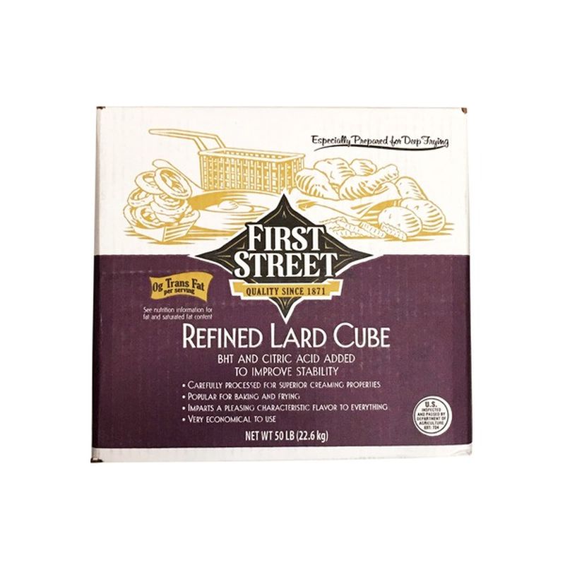 First Street Refined Lard Cube (50 lb) Delivery or Pickup Near Me