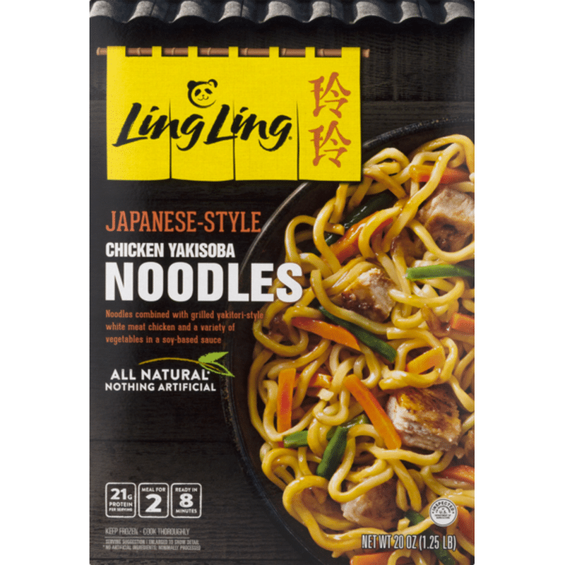 Ling Ling Chicken Yakisoba Noodles Frozen Asian Entrée (20 oz) Instacart