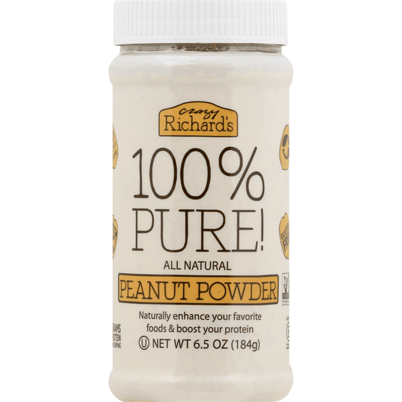 Crazy Richard's Peanut Powder, All Natural (6.5 oz) Instacart