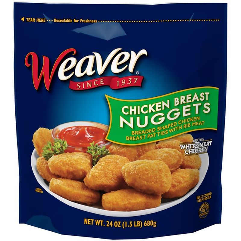 Weaver Chicken Breast Nuggets (26 oz) - Instacart