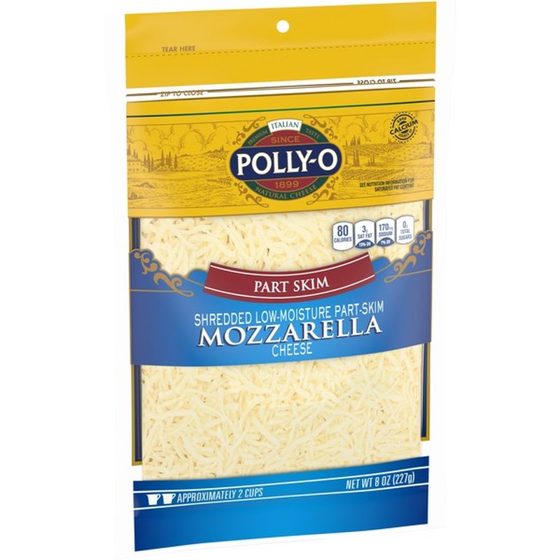 Polly-o Part Skim Shredded Low-moisture Mozzarella Cheese (8 Oz 