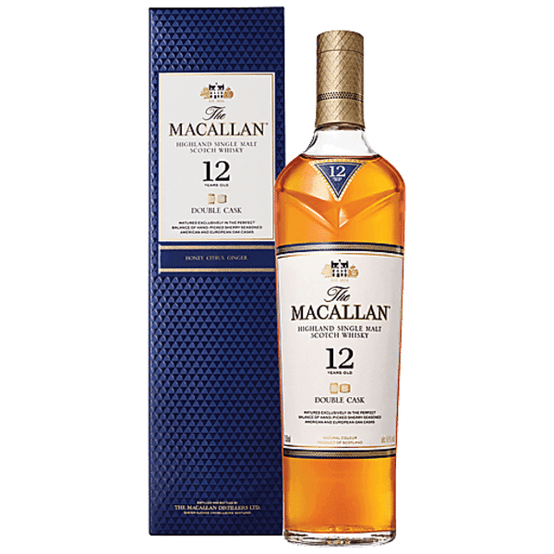 The Macallan Highland Single Malt Scotch Whisky Double Cask Bottle 750 Ml Instacart