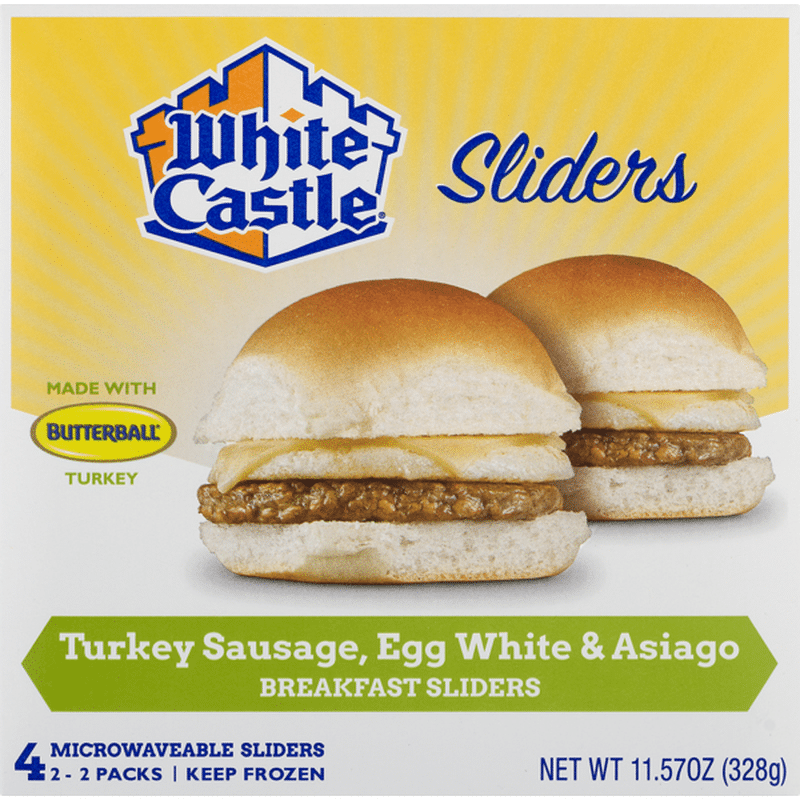 calories in white castle breakfast sliders