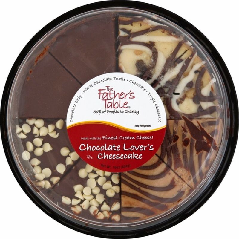 Fathers Table Cheesecake, Chocolate Lover's Variety (16 Oz) - Instacart