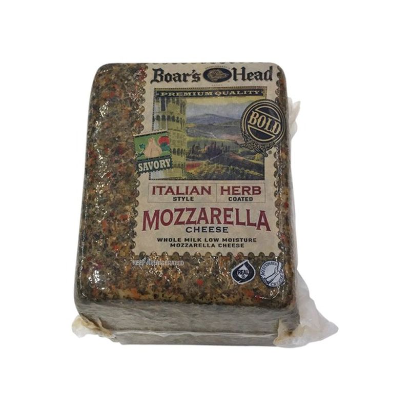 Boar's Head Italian Style Herb Coated Whole Milk Low Moisture