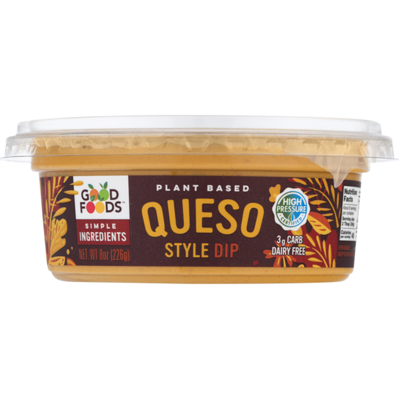 Good Foods Plant Based Queso Style Dip (8 oz) from Cub