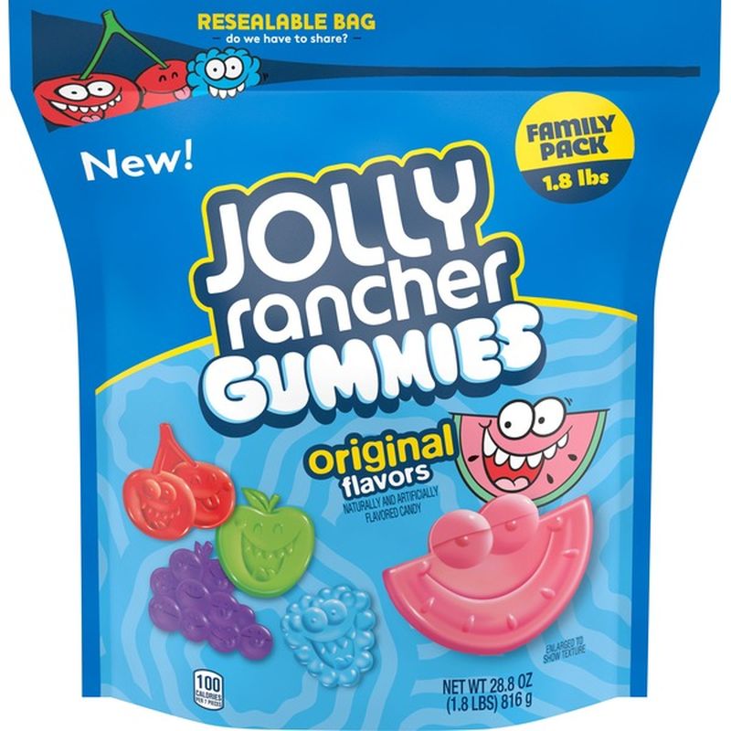 Jolly Ranchers Gummies, Original Flavors, Family Pack (28.8 oz) from ...