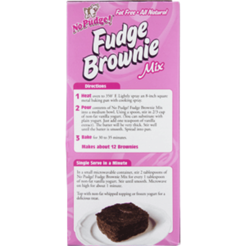 No Pudge! ! Fat Free All Natural Original Fudge Brownie Mix (13.7 oz
