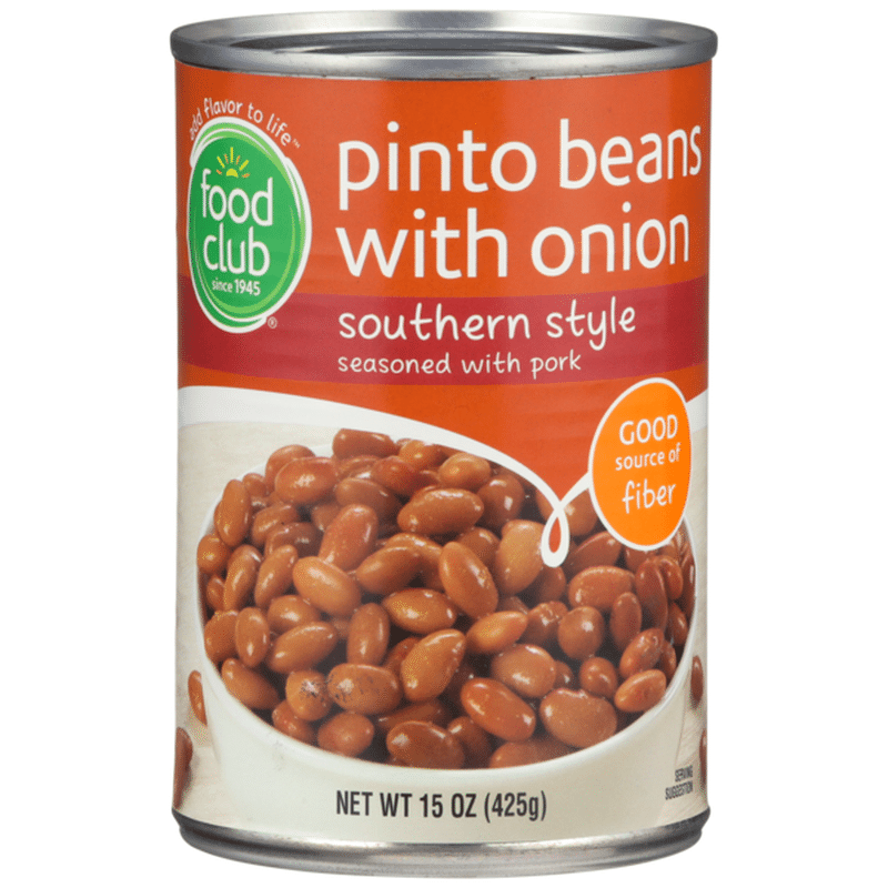 Food Club Southern Style Pinto Beans With Onion Seasoned With Pork (15