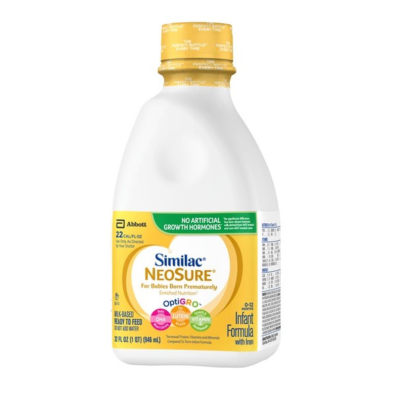 Similac NeoSure Infant Formula with Iron (1 qt) from Walmart - Instacart