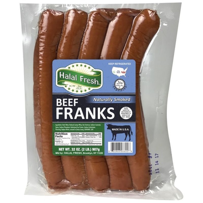 Halal Fresh Beef Franks (2 L) from Costco Instacart