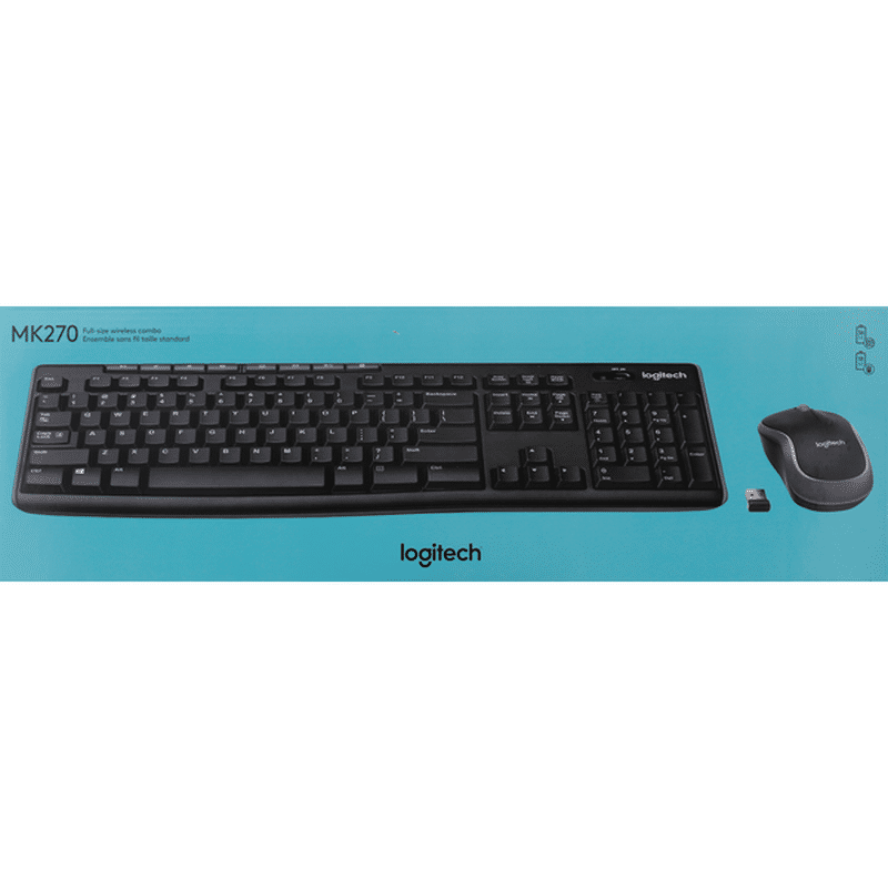 Logitech Keyboard And Mouse Combo, Wireless, Full-size (1 Each) - Instacart