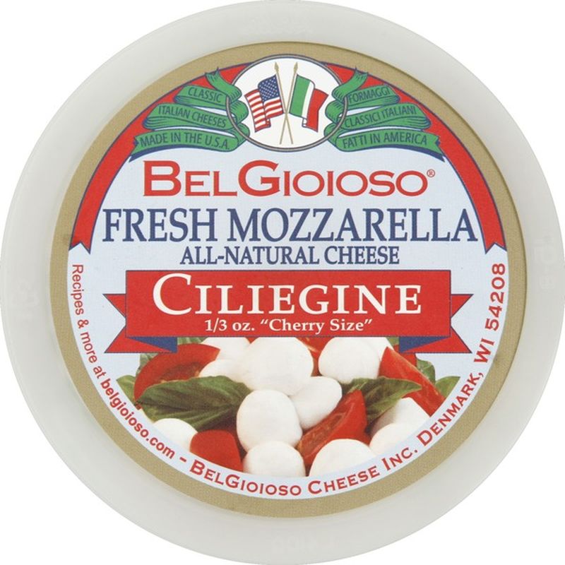 BelGioioso Mozzarella, Fresh, Ciliegine (7 oz) from Stater ...