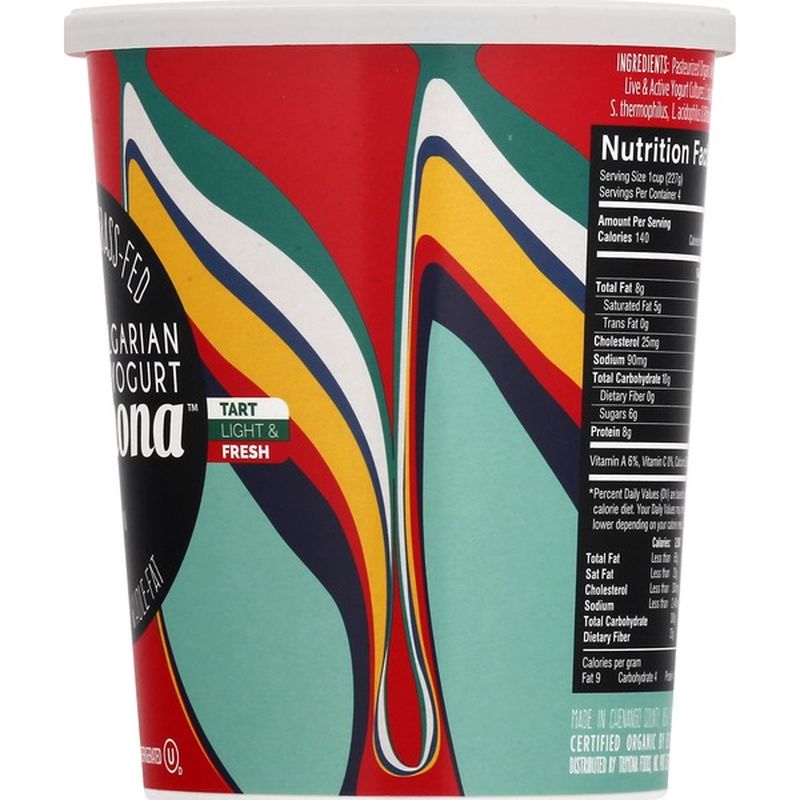 Trimona Yogurt, Organic, Bulgarian, Plain