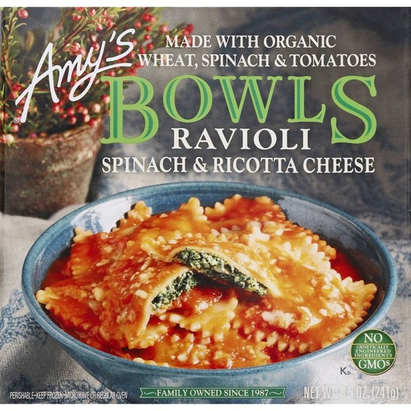 Amy's Ravioli, Spinach & Ricotta Cheese (8.5 oz) from Mariano's Instacart